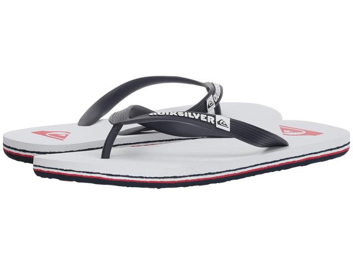 Quiksilver Molokai (blue/red/white) Men's Sandals