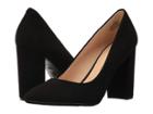 Nine West Astoria Block Heel Pump (black Suede) High Heels
