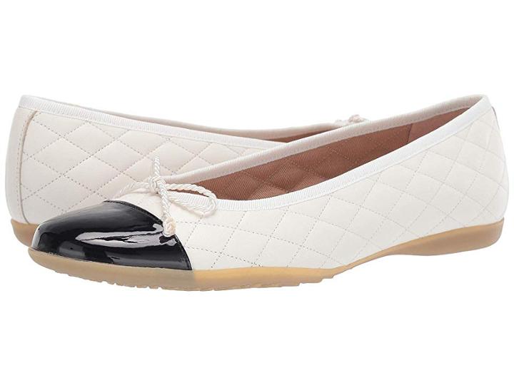 French Sole Passportr Flat (black Patent/salinas Nappa) Women's Dress Flat Shoes