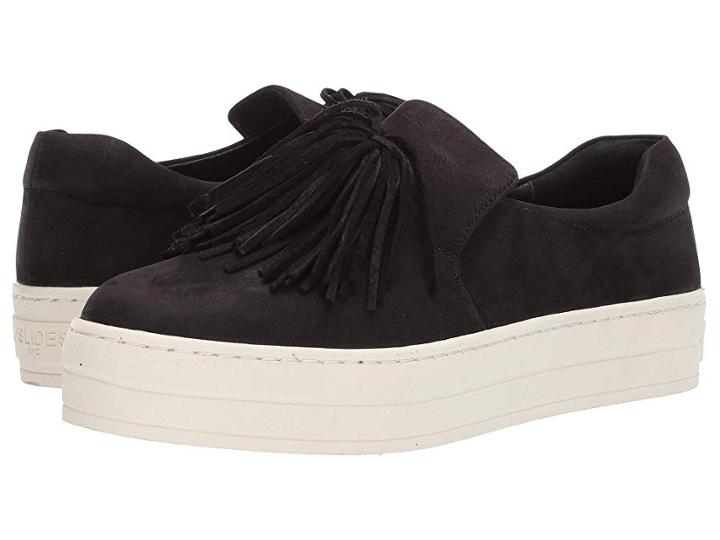 J/slides Hope (black Nubuck) Women's Shoes