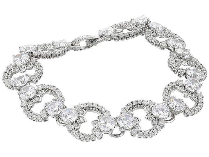 Marchesa Rise And Shine 7.25 Link Flex Bracelet (rhodium/cryanium) Bracelet