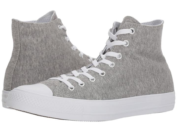 Converse Chuck Taylor(r) All Star(r) Essential Terry Hi (gray/white/white) Shoes