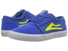 Lakai Griffin (little Kid/big Kid) (blue/yellow Suede) Men's Skate Shoes