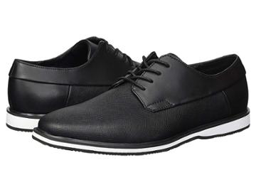 Calvin Klein Wilfred (black Saffiano/brushed Smooth) Men's Shoes