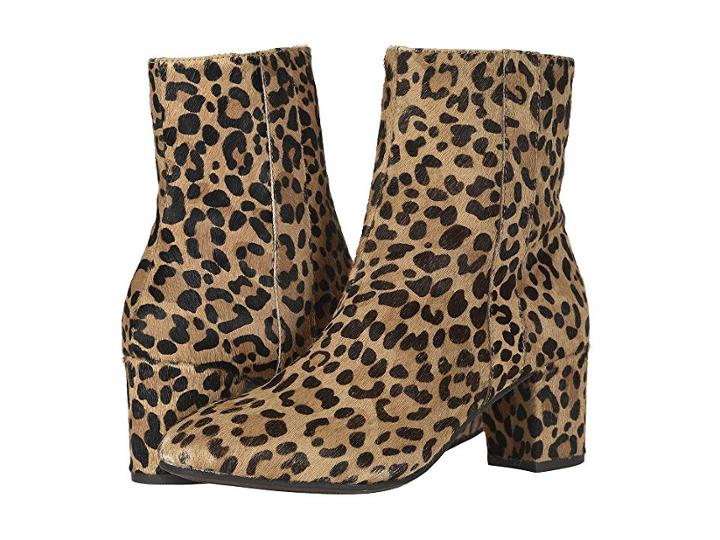 Earth Sparta (brown Multi/leopard Print Fur) Women's Pull-on Boots