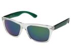 Kenneth Cole Reaction Kc1240 (crystal/green Mirror) Fashion Sunglasses