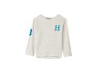Tommy Hilfiger Kids Matt-bex Jersey Long Sleeve Tee (big Kids) (oatmeal Heather) Boy's T Shirt