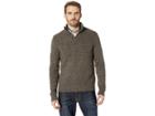 Lucky Brand Donnegal Button Mock Neck Sweater (heather Olive) Men's Sweater