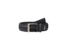 Nike Leather/woven G-flex (dark Grey) Men's Belts