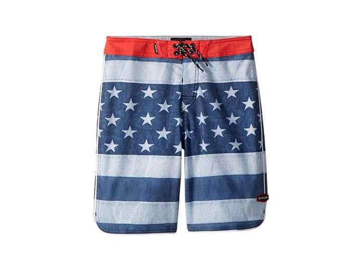 Rip Curl Kids Admiral Boardshorts (big Kids) (navy) Boy's Swimwear