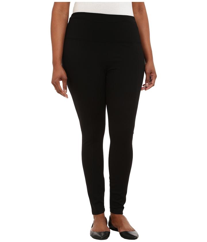 Lysse Plus Size Ponte Legging W/ Center Seam 15190 (black) Women's Casual Pants