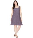 Columbia Plus Size Freezer Iii Dress (collegiate Navy Lighthouse Print) Women's Dress
