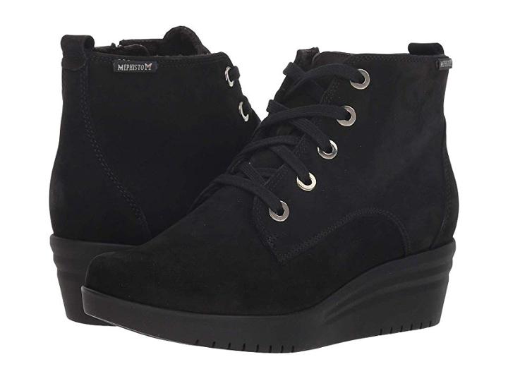 Mephisto Gregoria (black Bucksoft) Women's Shoes