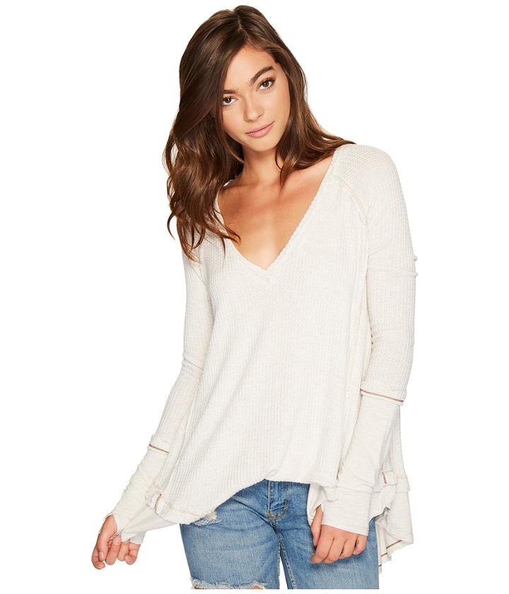 Free People Laguna Thermal (sand) Women's Clothing