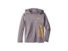 Nike Kids Dri-fit Long Sleeve Pullover Hoodie (little Kids) (gunsmoke) Boy's Sweatshirt