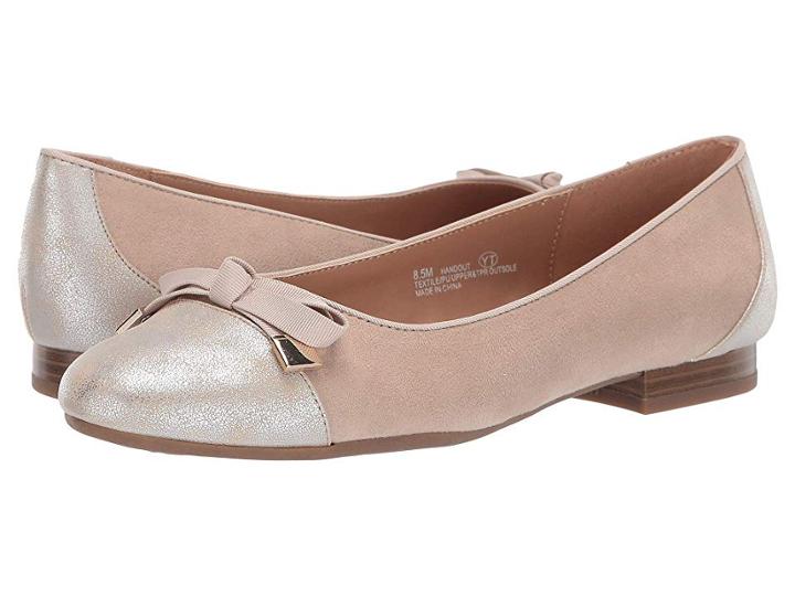 A2 By Aerosoles Handout (bone Combo Microfiber) Women's Flat Shoes