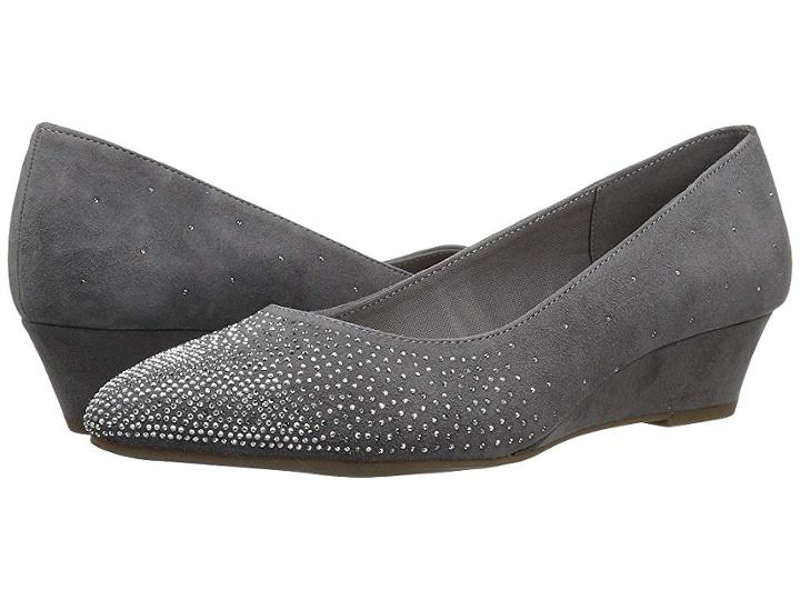 Anne Klein Ellery (medium Grey Suede) Women's Shoes
