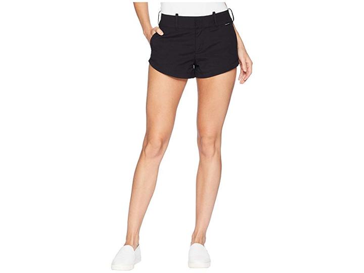Hurley Lowrider Chino Shorts (black) Women's Shorts