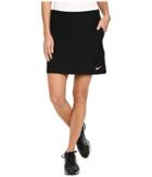 Nike Golf Tournament Knit Skort (black/white) Women's Skort