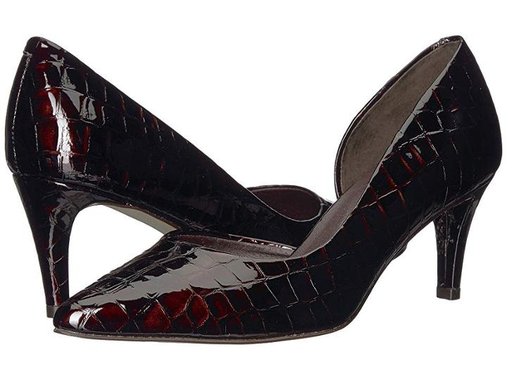 Walking Cradles Surge (brown Croc Lagart Patent Leather) Women's Shoes