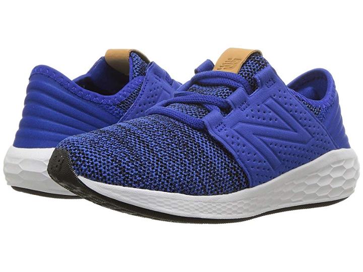 New Balance Kids Kjcrzv2p Knit (little Kid) (team Royal/black) Boys Shoes