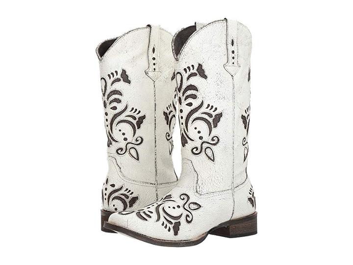 Roper Belle (white) Cowboy Boots