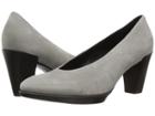 Ecco Shape 55 Plateau Stack Pump (warm Grey) Women's Shoes