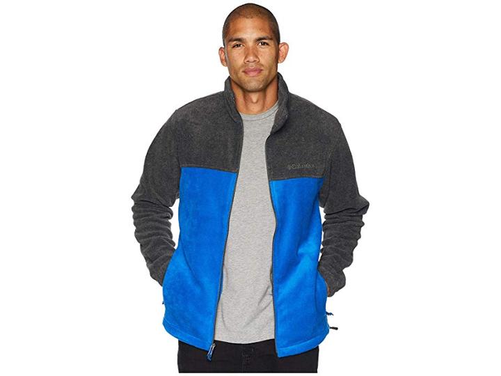 Columbia Steens Mountaintm Full Zip 2.0 (azul/charcoal Heather) Men's Coat