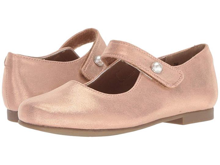 Rachel Kids Claire (little Kid) (peach Shimmer) Girl's Shoes