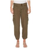 Sanctuary Terrain Linen Crop Pants (fatigue) Women's Casual Pants