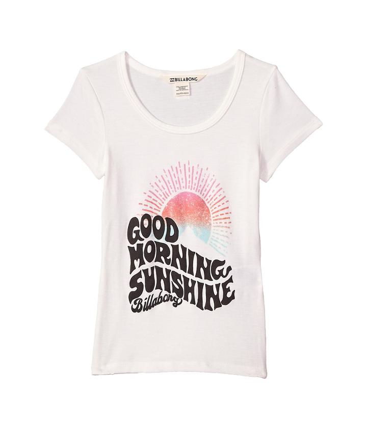 Billabong Kids Hey There T-shirt (little Kids/big Kids) (cool Whip) Girl's T Shirt