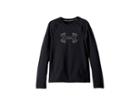 Under Armour Kids Armour Long Sleeve (big Kids) (black/black/graphite) Boy's Clothing