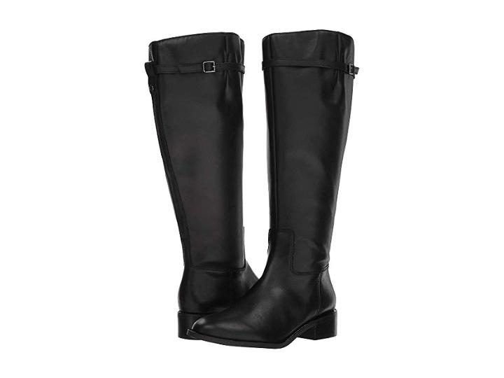 Franco Sarto Belaire Wide Calf (black) Women's Shoes