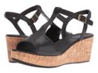 Hush Puppies Blakely Durante (black Leather) Women's Wedge Shoes