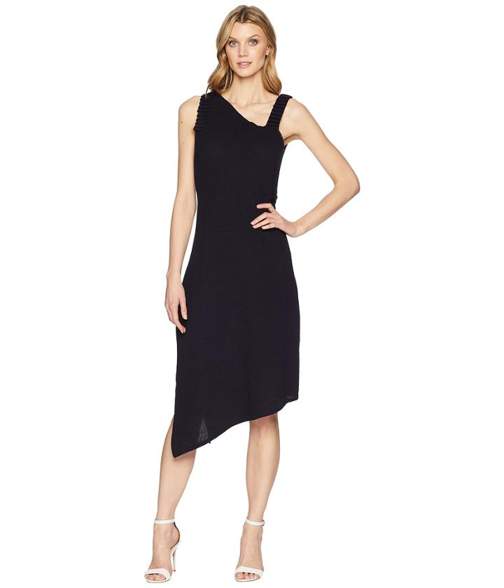 Nic+zoe Crepe Ottoman Dress (midnight) Women's Dress