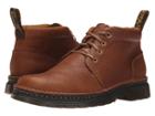 Dr. Martens Lea 4-eye Chukka Boot (tan/biscuit Grizzly/hi Suede Wp) Men's Lace-up Boots