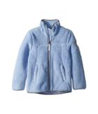 The North Face Kids Campshire Full Zip (little Kids/big Kids) (collar Blue) Girl's Coat
