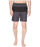 Fred Perry Panelled Swimshorts (charcoal) Men's Swimwear