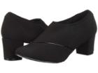 Soft Style Glori (black Stretch Fabric) Women's 1-2 Inch Heel Shoes