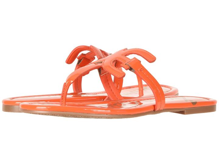 Sam Edelman Carter (tangelo Patent) Women's Sandals