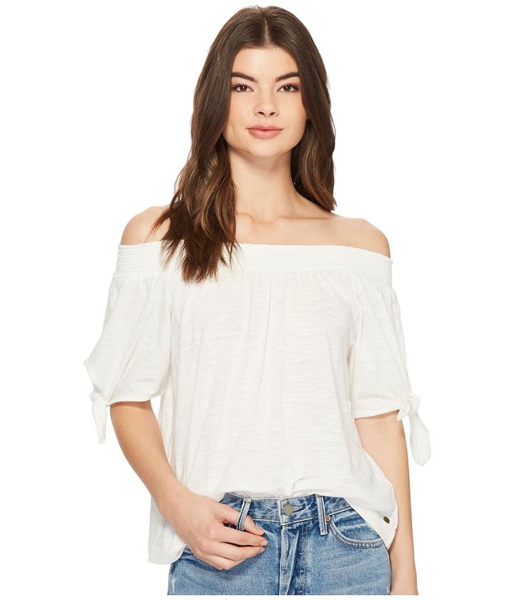 Roxy Carribean Mood Top (marshmallow) Women's Clothing