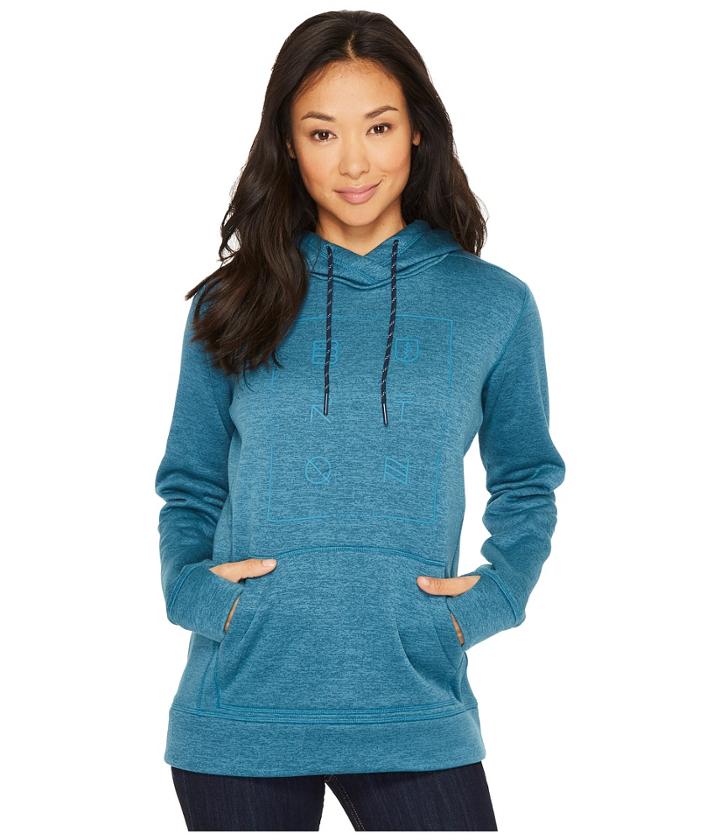Burton Quartz Pullover (jaded Heather) Women's T Shirt