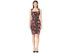 Nicole Miller Fragment Floral Felicity Dress (black/multi) Women's Dress