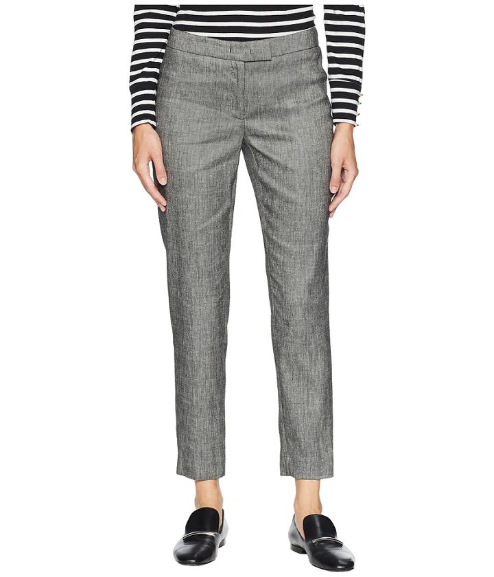 Anne Klein Extended Tab Pants Bowie (black/white) Women's Casual Pants
