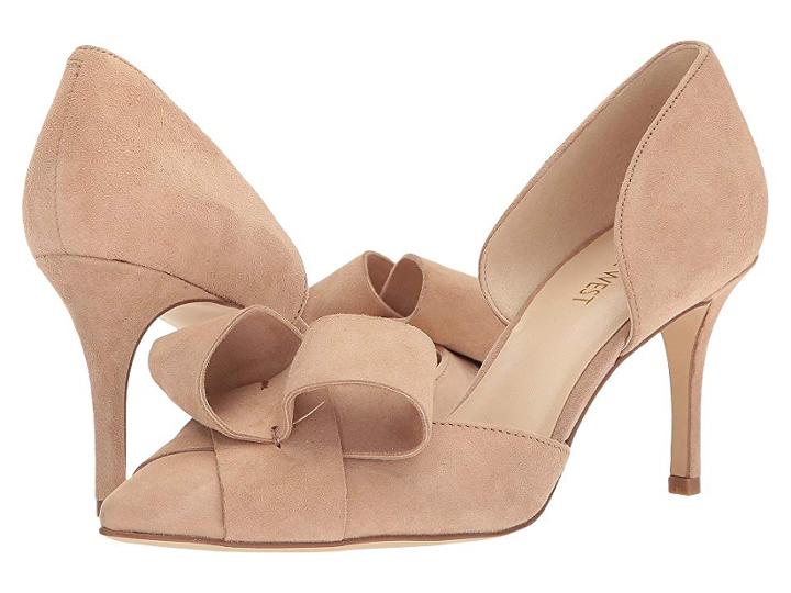 Nine West Mcfally D'orsay Pump (light Natural Suede) High Heels