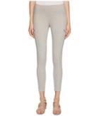 Eileen Fisher Heathered Organic Cotton Jersey Leggings (dark Pearl) Women's Casual Pants