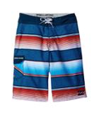 Billabong Kids All Day Og Stripe Boardshorts (big Kids) (red) Boy's Swimwear