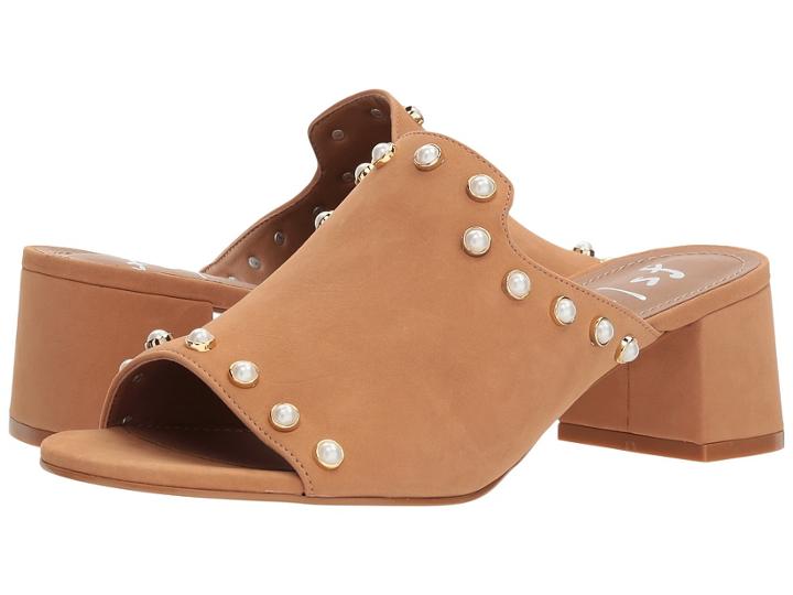 French Sole Atomize (cognac Nubuck) Women's Slide Shoes