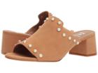 French Sole Atomize (cognac Nubuck) Women's Slide Shoes