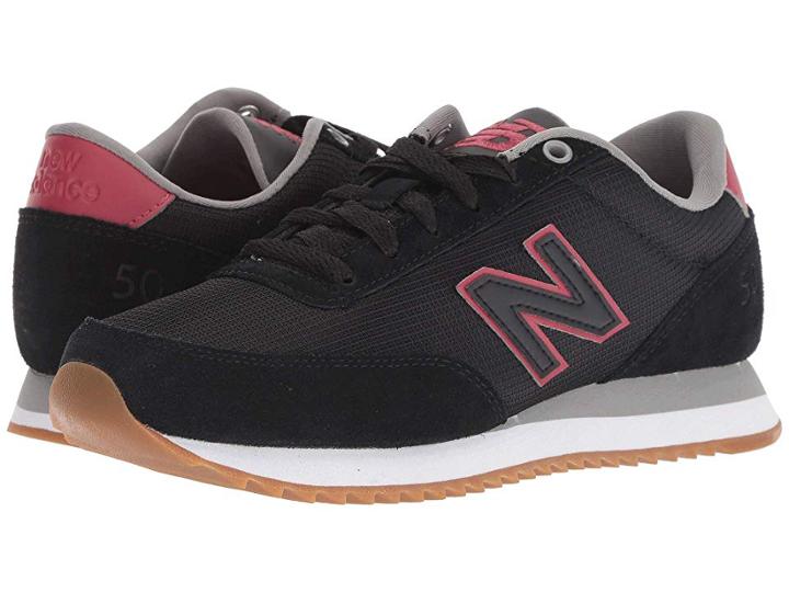 New Balance Classics Wz501v1 (black/earth Red) Women's Shoes
